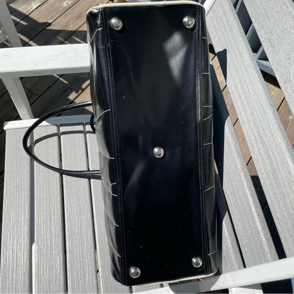 MTV Vintage black faux leather large purse - Picture 11 of 11